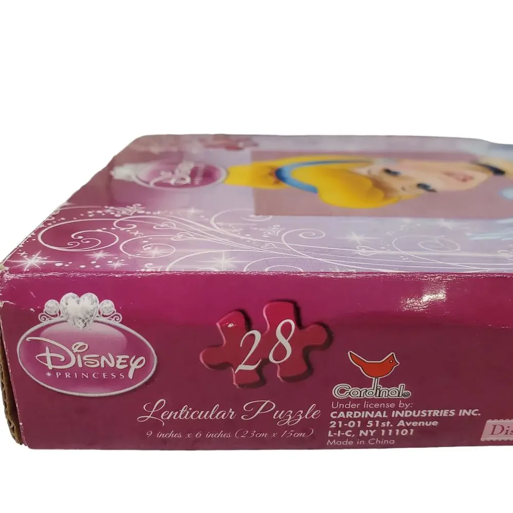 Disney Princess Puzzle Belle Cinderella Snow White Lenticular Puzzle